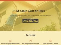 Website Screenshot St Clair Gutter Plus