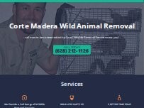 Website Screenshot Corte Madera Wild Animal Removal