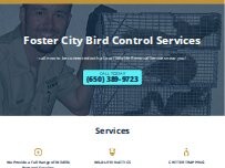 Website Screenshot Foster City Bird Control Services