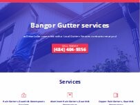 Website Screenshot Bangor Gutter services