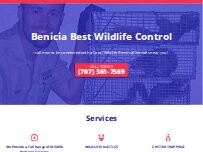 Website Screenshot Benicia Best Wildlife Control