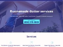 Website Screenshot Runnemede Gutter services