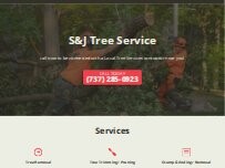 Website Screenshot S&J Tree Service