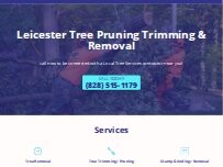 Website Screenshot Leicester Tree Pruning Trimming & Removal