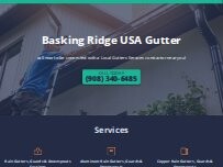Website Screenshot Basking Ridge USA Gutter