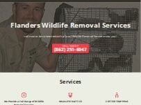 Website Screenshot Flanders Wildlife Removal Services