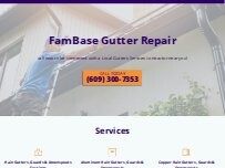 Website Screenshot FamBase Gutter Repair