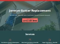 Website Screenshot Jermyn Gutter Replacement
