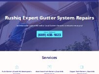 Website Screenshot Rushiq Expert Gutter System Repairs