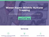 Website Screenshot Winter Haven Wildlife Humane Trapping