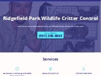 Website Screenshot Ridgefield Park Wildlife Critter Control