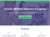 Website Screenshot Grants Wildlife Humane Trapping