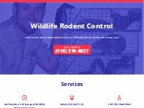 Website Screenshot Wildlife Rodent Control