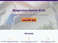 Website Screenshot Brigantine Gutter R Us