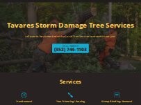 Website Screenshot Tavares Storm Damage Tree Services