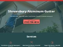 Website Screenshot Shrewsbury Aluminum Gutter