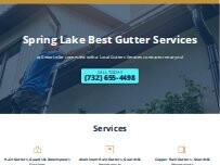 Website Screenshot Spring Lake Best Gutter Services