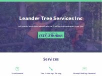 Website Screenshot Leander Tree Services Inc