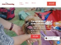 Website Screenshot Aren's Grooming