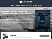 Website Screenshot Bacheler Technologies