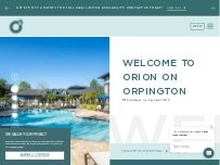 Website Screenshot Orion on Orpington