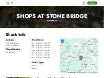 Website Screenshot Shake Shack Shops at Stone Bridge