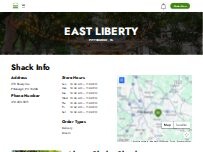 Website Screenshot Shake Shack East Liberty