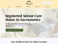 Website Screenshot Southern End Care Home