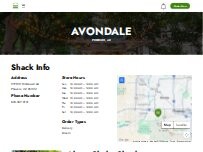 Website Screenshot Shake Shack Avondale
