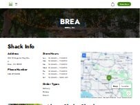 Website Screenshot Shake Shack Brea