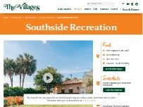 Website Screenshot Southside Adult Pool & Recreation