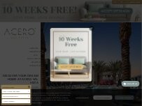 Website Screenshot Acero Val Vista Apartments