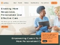 Website Screenshot Amba Health & Care