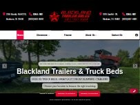 Website Screenshot Blackland Trailer Sales