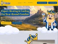 Website Screenshot Royalty Heating & Air