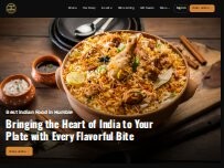 Website Screenshot Anu's Indian Bar and Grill