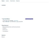 Website Screenshot Stephen L Mckee, DDS