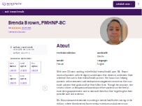 Website Screenshot Brenda Brown, PMHNP-BC - Psychiatric Clinician | Mindpath Health