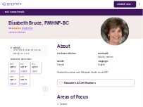 Website Screenshot Elizabeth Bruce, PMHNP-BC - Psychiatric Clinician | Mindpath Health