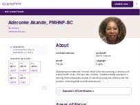 Website Screenshot Aderonke Akande, PMHNP-BC - Psychiatric Clinician | Mindpath Health