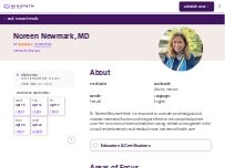 Website Screenshot Noreen Newmark, MD - Psychiatrist | Mindpath Health