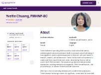 Website Screenshot Yvette Chuang, PMHNP-BC - Psychiatric Clinician | Mindpath Health
