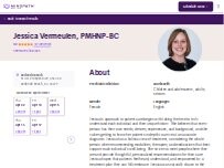 Website Screenshot Jessica Vermeulen, PMHNP-BC - Psychiatric Clinician | Mindpath Health
