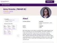 Website Screenshot Kelsy Streeter, PMHNP-BC - Psychiatric Clinician | Mindpath Health