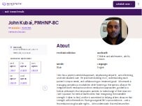 Website Screenshot John Kubai, PMHNP-BC - Psychiatric Clinician | Mindpath Health