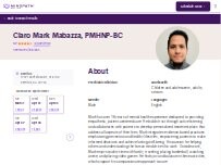 Website Screenshot Claro Mark Mabazza, PMHNP-BC - Psychiatric Clinician | Mindpath Health