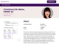 Website Screenshot Christianne Zah-Weber, PMHNP-BC - Psychiatric Clinician | Mindpath Health