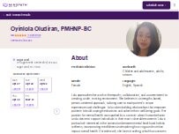 Website Screenshot Oyinlola Oludiran, PMHNP-BC - Psychiatric Clinician | Mindpath Health