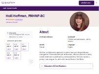 Website Screenshot Holli Hoffman, PMHNP-BC - Psychiatric Clinician | Mindpath Health