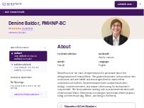 Website Screenshot Denine Baldor, PMHNP-BC - Psychiatric Clinician | Mindpath Health